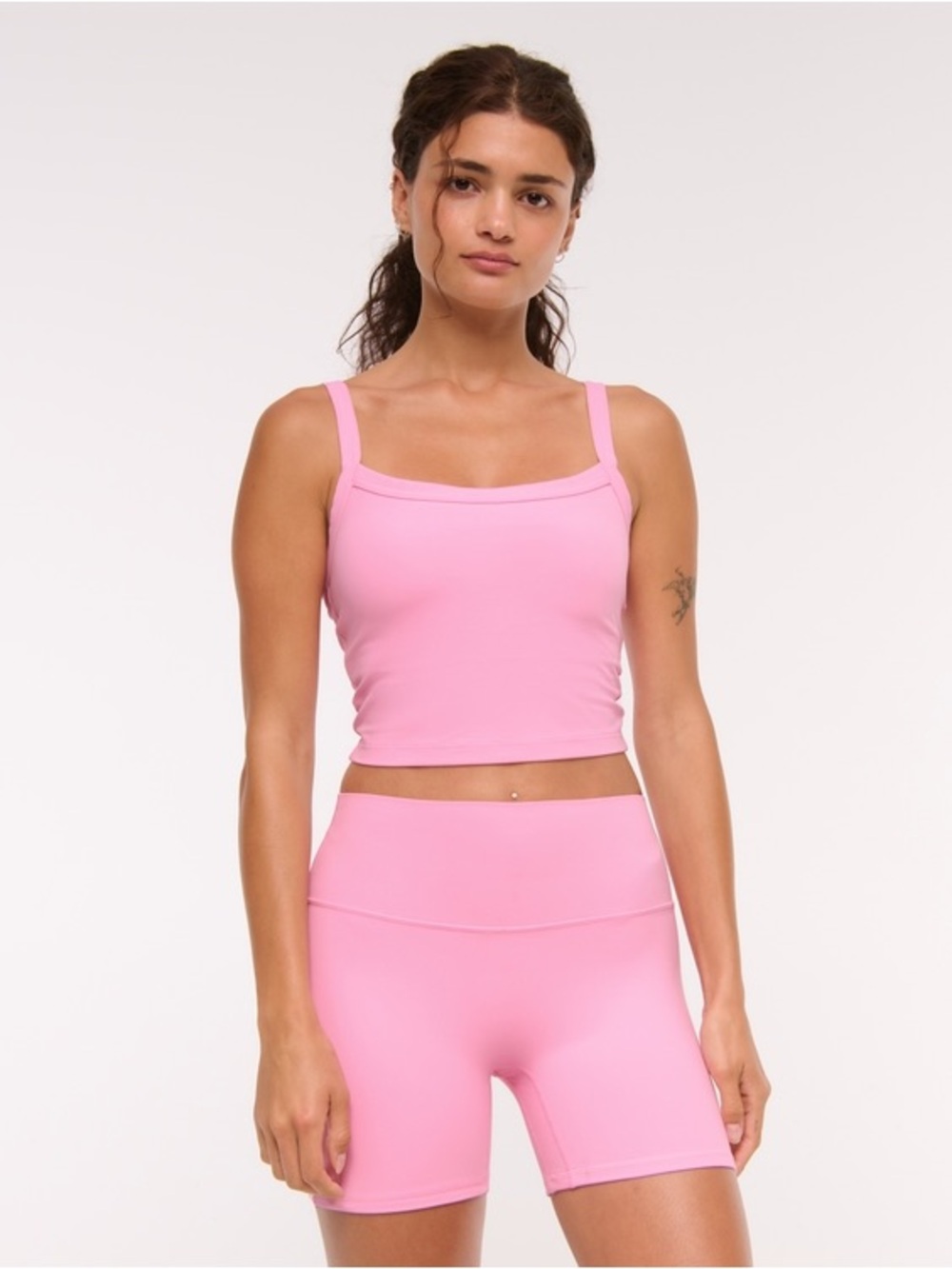NEW Abercrombie YPB studioFLEX Cami Tank Pink - Size XXS